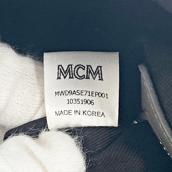 MCM Small Drawstring Visetos Coated Canvas Bag - Picture 8 of 12